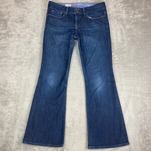 GAP 1969 Perfect Boot Jeans Dark Wash Flared Denim Women Size 29x8a